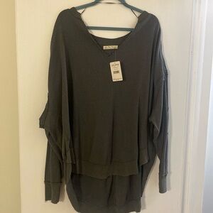 Free People (We the Free) waffle knit top - tags still on